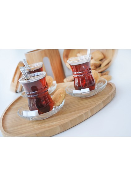 Kahverengi Üçgen Tepsi, Şık ve Kullanışlı Küçük Boy Alternatif