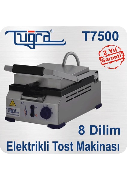 Gri Elektrikli Tost Makinesi, 8 Dilimlik, Şık ve Pratik Tasarım fiyatları