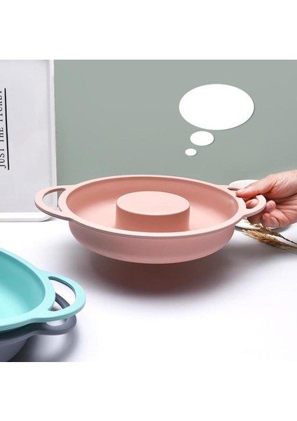 Renkli Yuvarlak Silikon Fırın Kabı ve Kek Kalıbı, Tutma Kulplu, Çok Amaçlı fırsatları