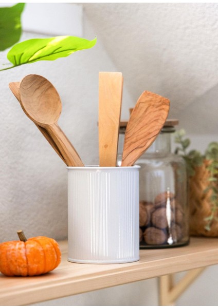 Beyaz Tezgah Üstü Kaşıklık, 13X11 Cm, Şık ve Kullanışlı Mutfak Aksesuarı fiyatları