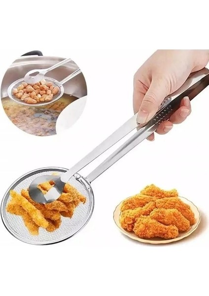 Zhltools Maşalı Kevgir - Kızartma Maşası - Kızartma Süzgeci Multi 2 Adet fiyatları