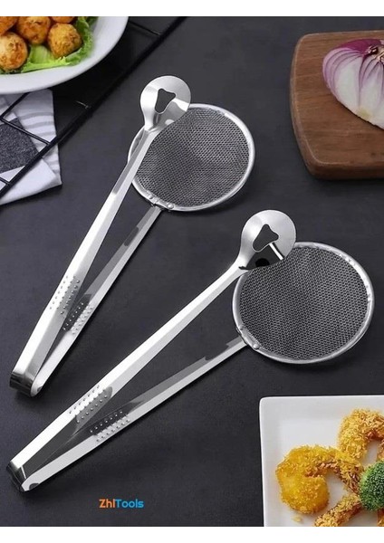 Zhltools Maşalı Kevgir - Kızartma Maşası - Kızartma Süzgeci Multi 2 Adet indirimleri