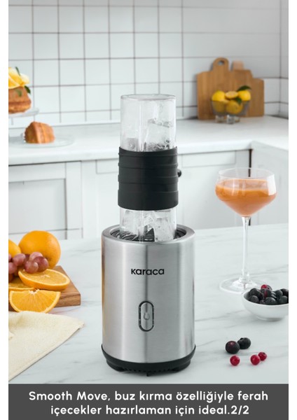 Gri 350W Kişisel Blender, Sağlıklı Smoothie Yapımı Için Harika Seçenek fırsatları