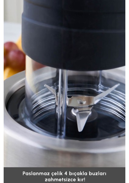 Gri 350W Kişisel Blender, Sağlıklı Smoothie Yapımı Için Harika Seçenek indirimleri