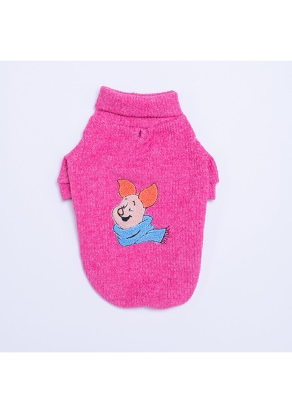 Fuşya Pooh's Ashdown Piglet Köpek Sweati Köpek Kıyafeti Kedi Kıyafeti indirimleri
