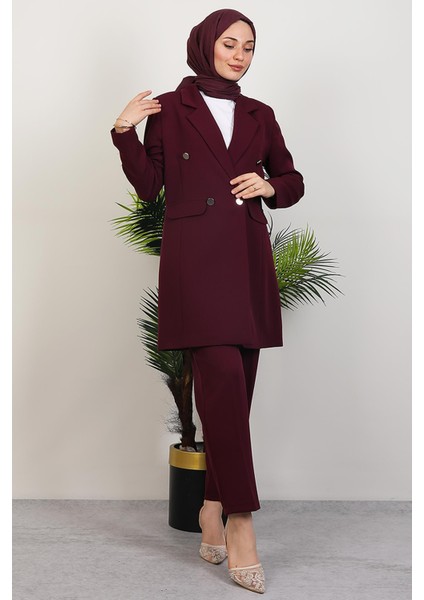 Blazer Ceket Takım Mürdüm fiyatları