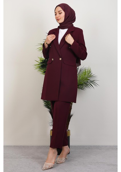 Blazer Ceket Takım Mürdüm fırsatları