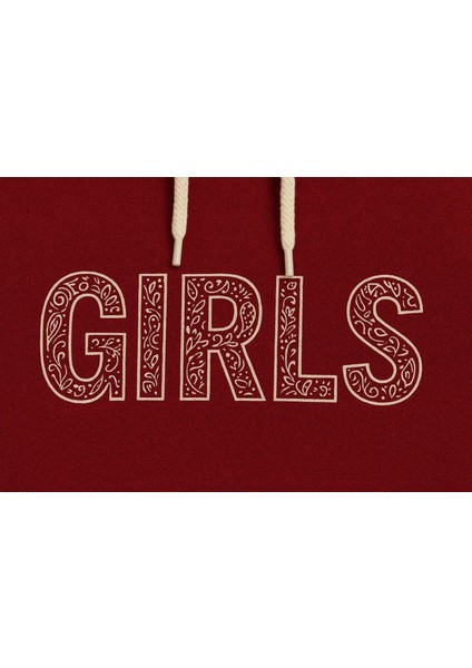 Kız Çocuk Kapüşonlu Eşofman Takımı (Sweatshirt + Alt) I Yazılı Eşofman Takımı Esnek Mevsimlik fırsatları