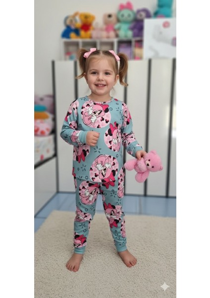 Kız Çocuk Pijama Takımı I Uzun Kollu Rahat Ev Giyim I Pamuklu - Yumuşacık Kız Çocuk Takım indirimleri