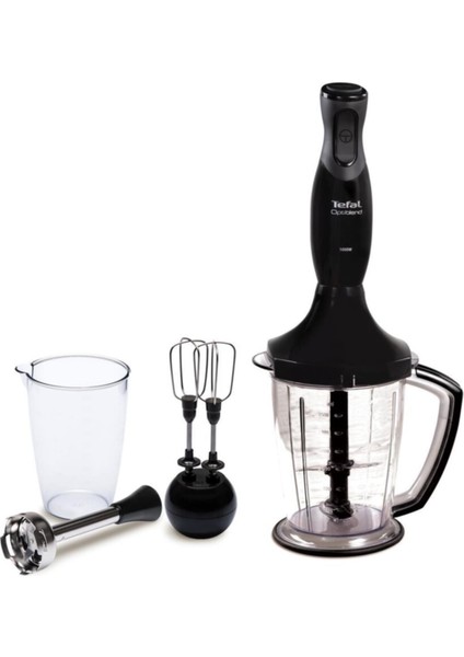 1000 Watt El Blender Seti, Siyah, Kolay Kullanım, Hızlı ve Güçlü Karıştırma