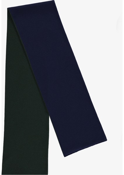 Unisex Lacivert Çift Taraflı Atkı 57301T.4NV