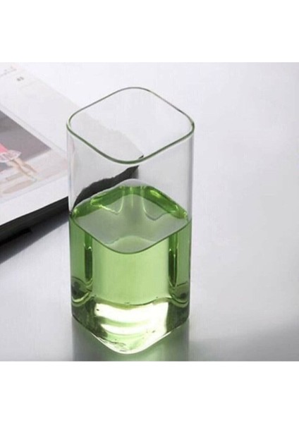 6 Adet Dikdörtgen Borosilikat Isıya Dayanıklı Trend Meşrubat Bardağı fırsatları