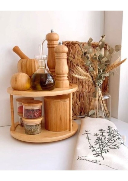 Bambu Döner Sunumluk ve Baharatlık Seti, Şık ve Pratik Kullanım Sağlar fırsatları