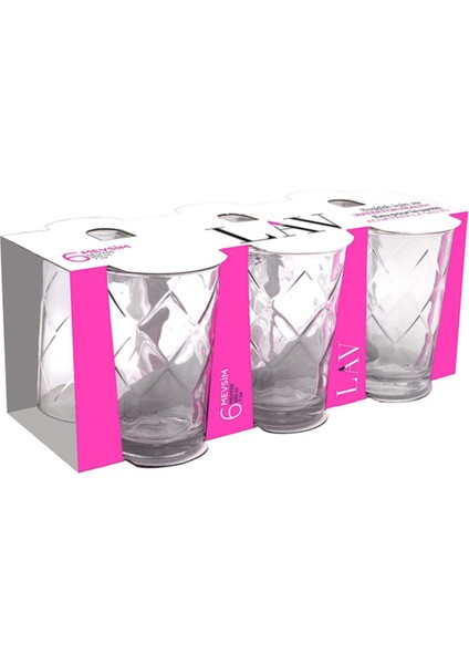 Turuncu 6'lı 205 ml Mevsim Bardak Seti, Şık ve Kullanışlı Ev Dekoru.