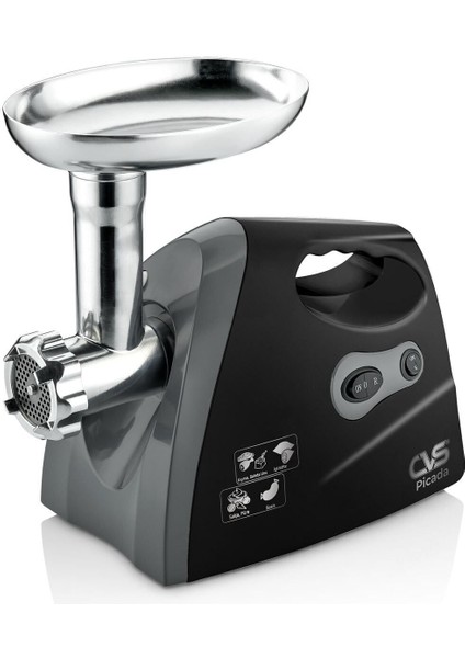 Siyah Et Kıyma Makinesi Picada Dn 1485, Pratik ve Dayanıklı Ev Kullanımı Için Ideal