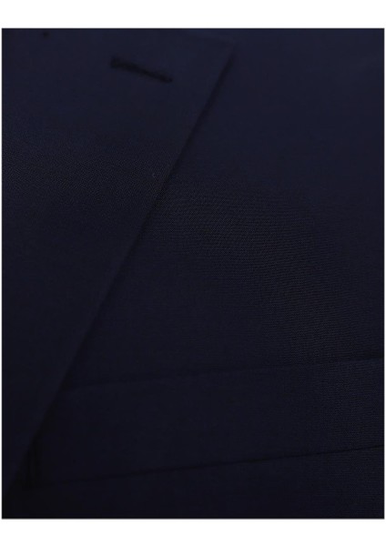 Lacivert Mono Yaka Klasik Takım Elbise fırsatları