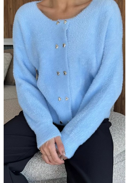 Kalp Düğmeli Şardonlu Triko Ceket (S,m,l,xl Uyumludur) P-00018202 modelleri