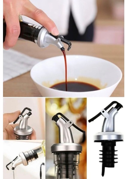 4 Adet Yağdanlık Tıpası Damlatmaz Şişe Ucu Dökme Ağızlığı Yağlık Sirkelik Sızdırmaz Kapak fiyatları