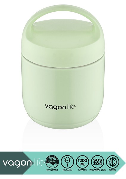 BL10104 1200ML Çelik Saklama Kabı