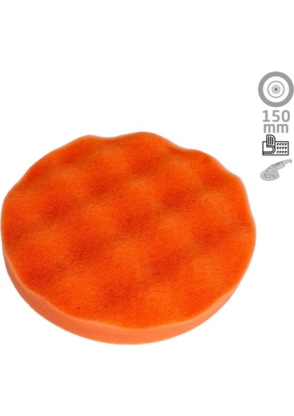 503780 Cırtlı Yedek Yumurta Tip Polisaj Süngeri 150X25 mm
