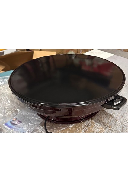 Termostatlı Elektrikli Katmer Sacı, Kaliteli ve Şık Mutfak Aleti, Bordo Renkli. fiyatları