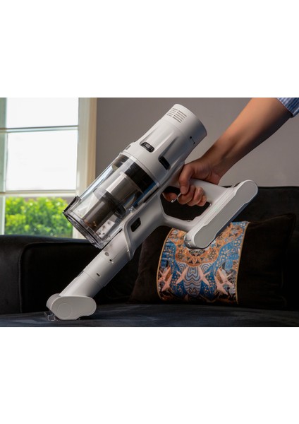 Kablosuz Dikey ve El Süpürgesi, 33.000 Pa, Beyaz, Hafif ve Kullanışlı fırsatları