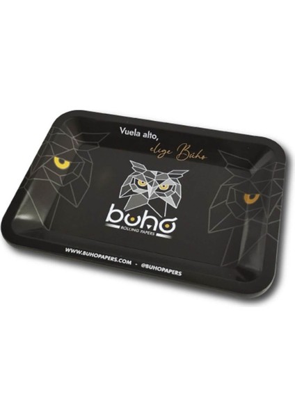 Küçük Metal Tepsi Buho Klasik