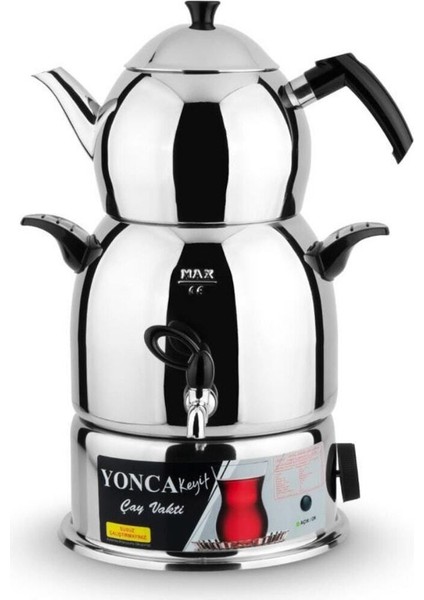 Şık ve Dayanıklı Çelik Semaver, Keyifli Içecekler Için Ideal Seçim