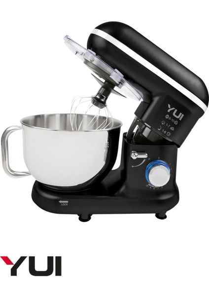 Pratik Hamur Yoğurma Makinesi, Siyah, Kolay Kullanım ve Temizlik