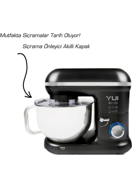 Pratik Hamur Yoğurma Makinesi, Siyah, Kolay Kullanım ve Temizlik fiyatları