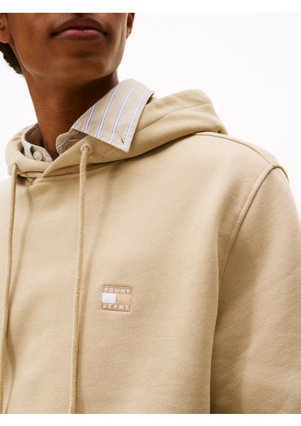 Tjm Reg Badge Hoodıe Ext Erkek Yeşil Sweatshirt - DM0DM20258 fiyatları