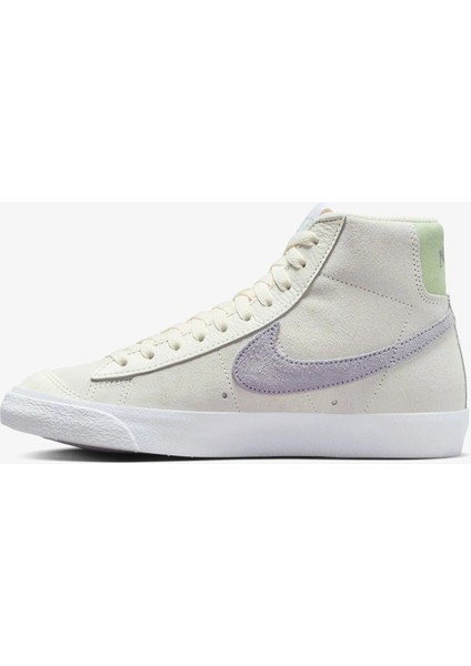 Blazer Mıd 77 Leather Wonens Sneaker Hakiki Deri Kadın Günlük Spor Ayakkabı Krem fiyatları
