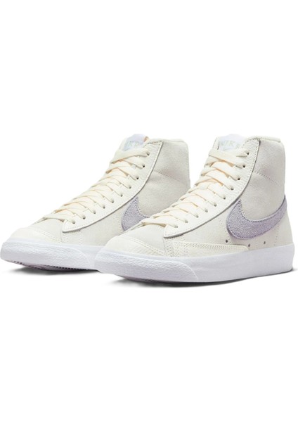 Blazer Mıd 77 Leather Wonens Sneaker Hakiki Deri Kadın Günlük Spor Ayakkabı Krem modelleri