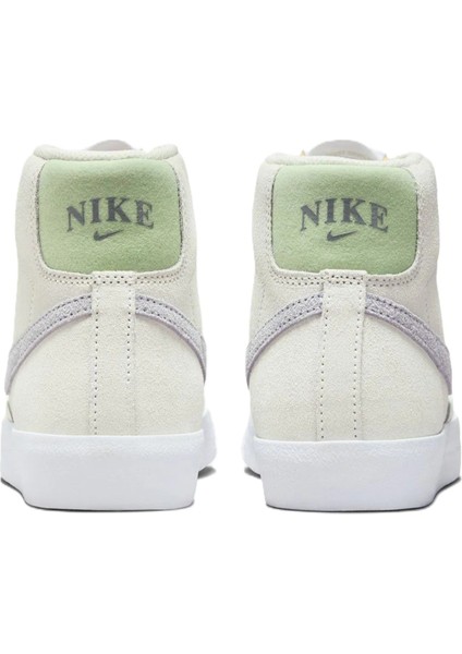 Blazer Mıd 77 Leather Wonens Sneaker Hakiki Deri Kadın Günlük Spor Ayakkabı Krem fırsatları