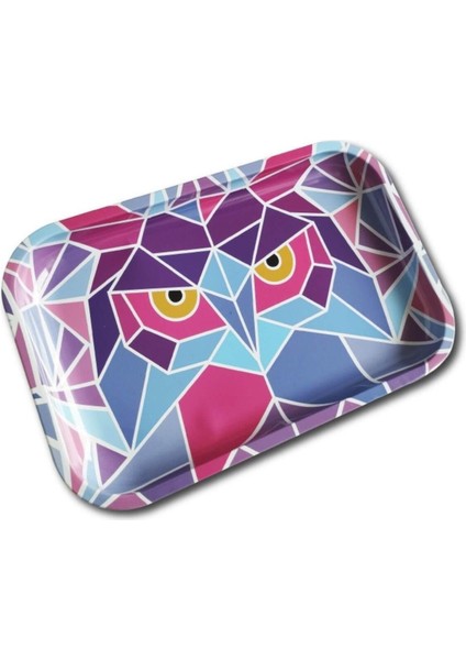 Büyük Metal Tepsi Psikedelik