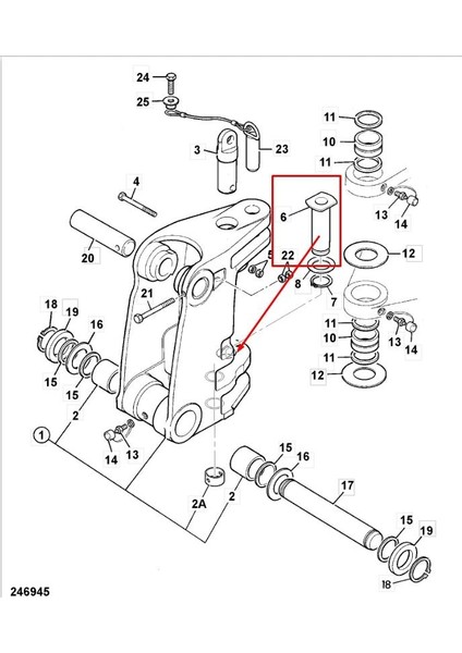 911/40104/Y - Kingpost Alt Pimi From 960000 (911/40048) fiyatları