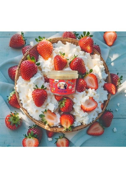 Şekersiz Meyve Reçelli Tuzsuz Pastörize Yayık Tereyağ 250 gr (Çilekli)