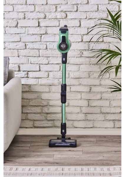 Sürekli Güçlü Dik Süpürge, Yeşil, 350 W, Pratik Temizlik Aracı