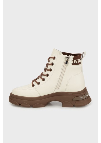 Kalın Tabanlı Fermuarlı Bot Bayan Bot 38925K3107 fiyatları