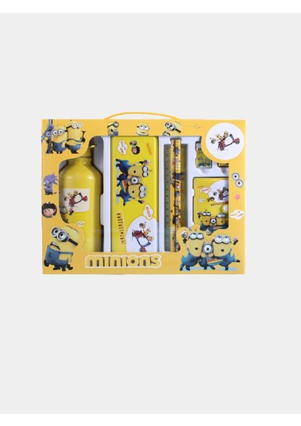 Minyonlar Kırtasiye Seti Hediye Kutusu Okul Malzemeleri Sanrio Minions Kırtasiye Seti 8 Parça fiyatları