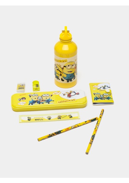 Minyonlar Kırtasiye Seti Hediye Kutusu Okul Malzemeleri Sanrio Minions Kırtasiye Seti 8 Parça modelleri