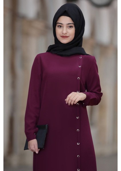 Rümeysa Tesettür Takım Mürdüm fiyatları