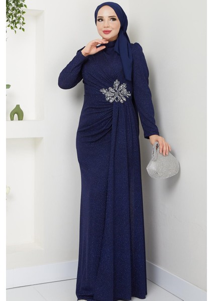 Gözde Tesettür Abiye Lacivert indirimleri