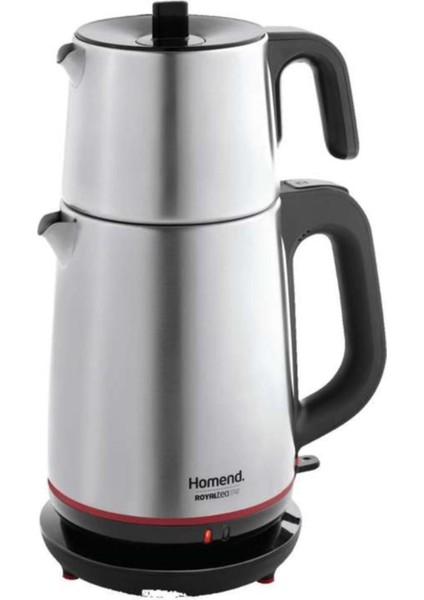 Gri Inox Çay Makinesi 1741 Royaltea, Şık ve Kullanışlı Tasarım