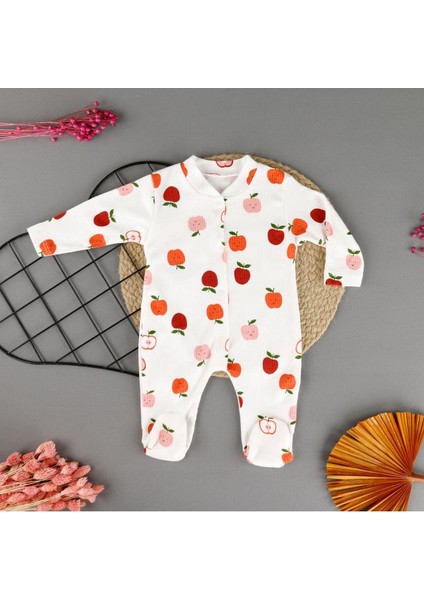 Elma Desenli (Patikli) Unisex Tulum