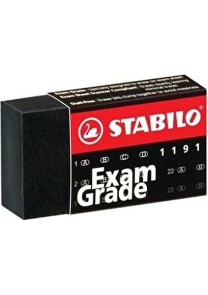 Exam Grade Silgi 1191 Yumuşak Kauçuk 4x2.2x1.2 cm Bulaştırmadan Temizleme Özelliği fiyatları