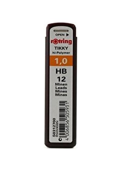 Hi-Polymer Kurşun Kalem Ucu 1,0 (HB) 10 Adet Tırtıklı Kapaklı Kutu fiyatları