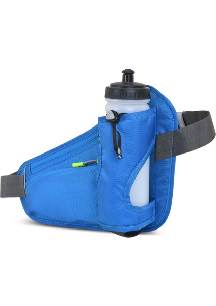 Erkekler ve Kadınlar Için Su Şişesi Tutuculu Spor Koşu Kemeri Bel Çantası Su Içme Kemer Çantası-Mavi (Yurt Dışından) indirimleri