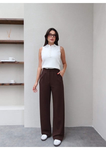 Pile Detay Likralı Pantolon fiyatları