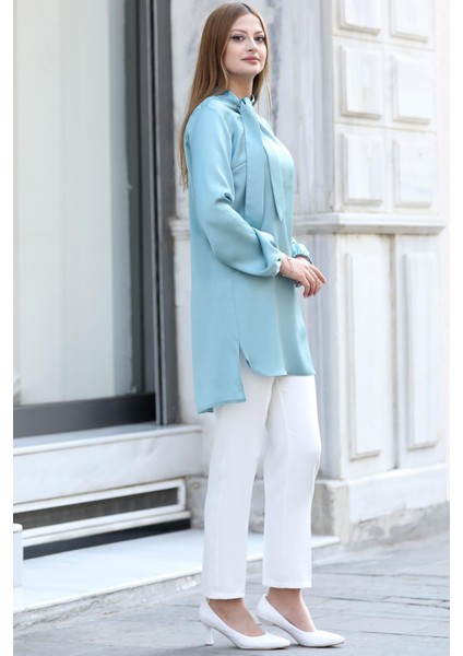 Trend Tesettür Tunik Mint modelleri
